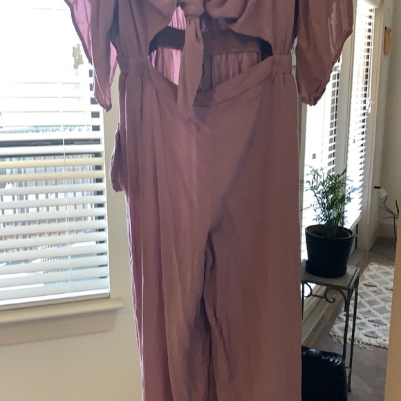 Two piece straight leg jumpsuit - Picture 3 of 4